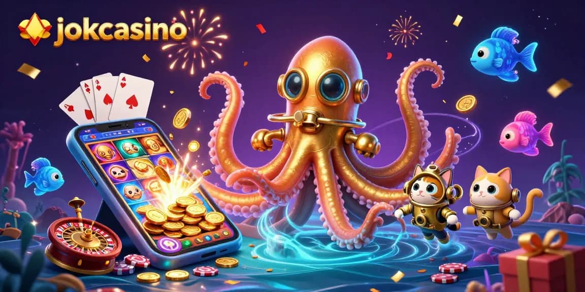 Play thrilling games at jokacasino with mesmerizing deep-sea characters and stunning graphics.