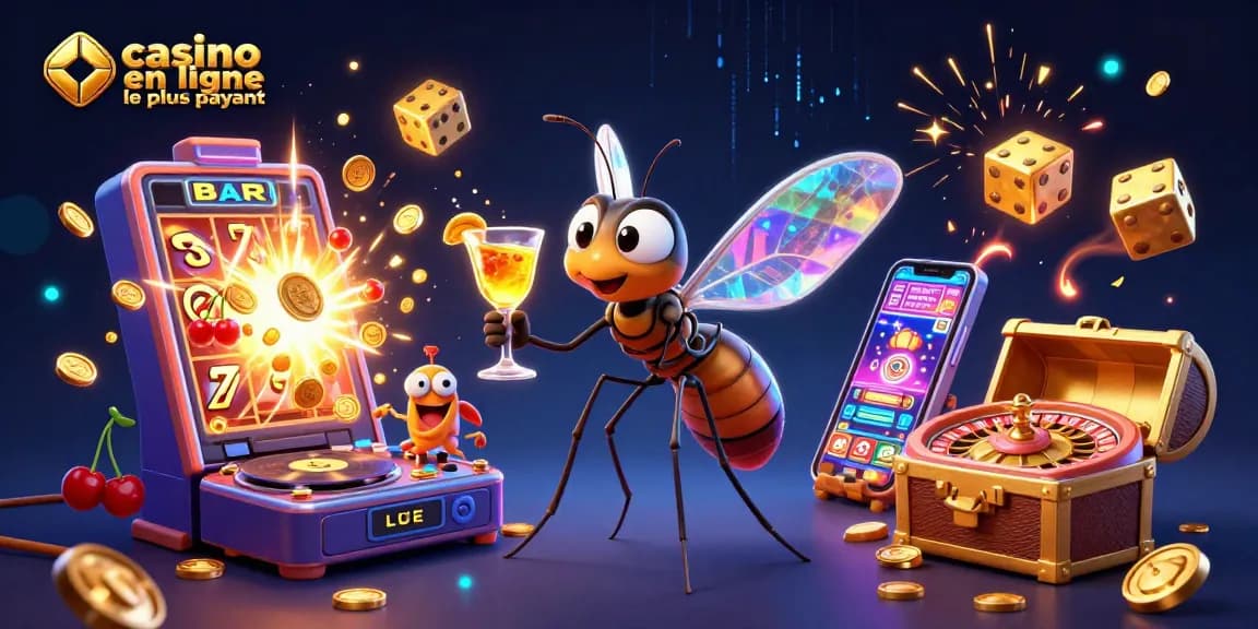 Gagnez au casino en ligne le plus payant avec un insecte préhistorique et des jeux dynamiques.