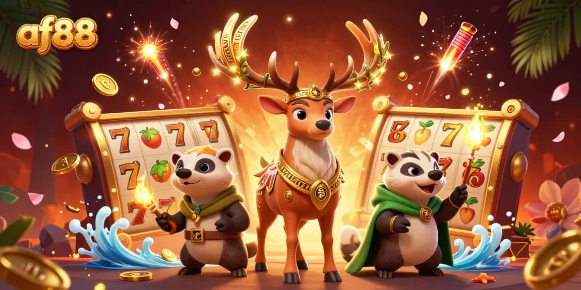 Join the action at af88 with exciting slots, featuring vibrant characters and games.