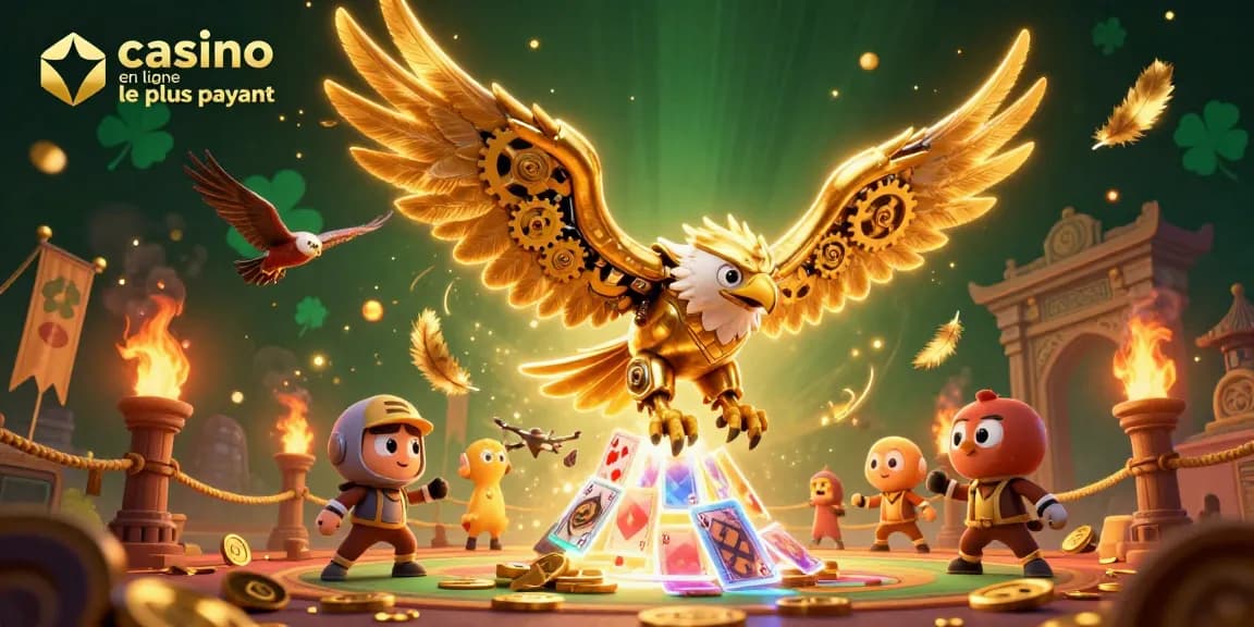 Plongez dans l'univers du casino en ligne le plus payant avec cette illustration animée détaillée.