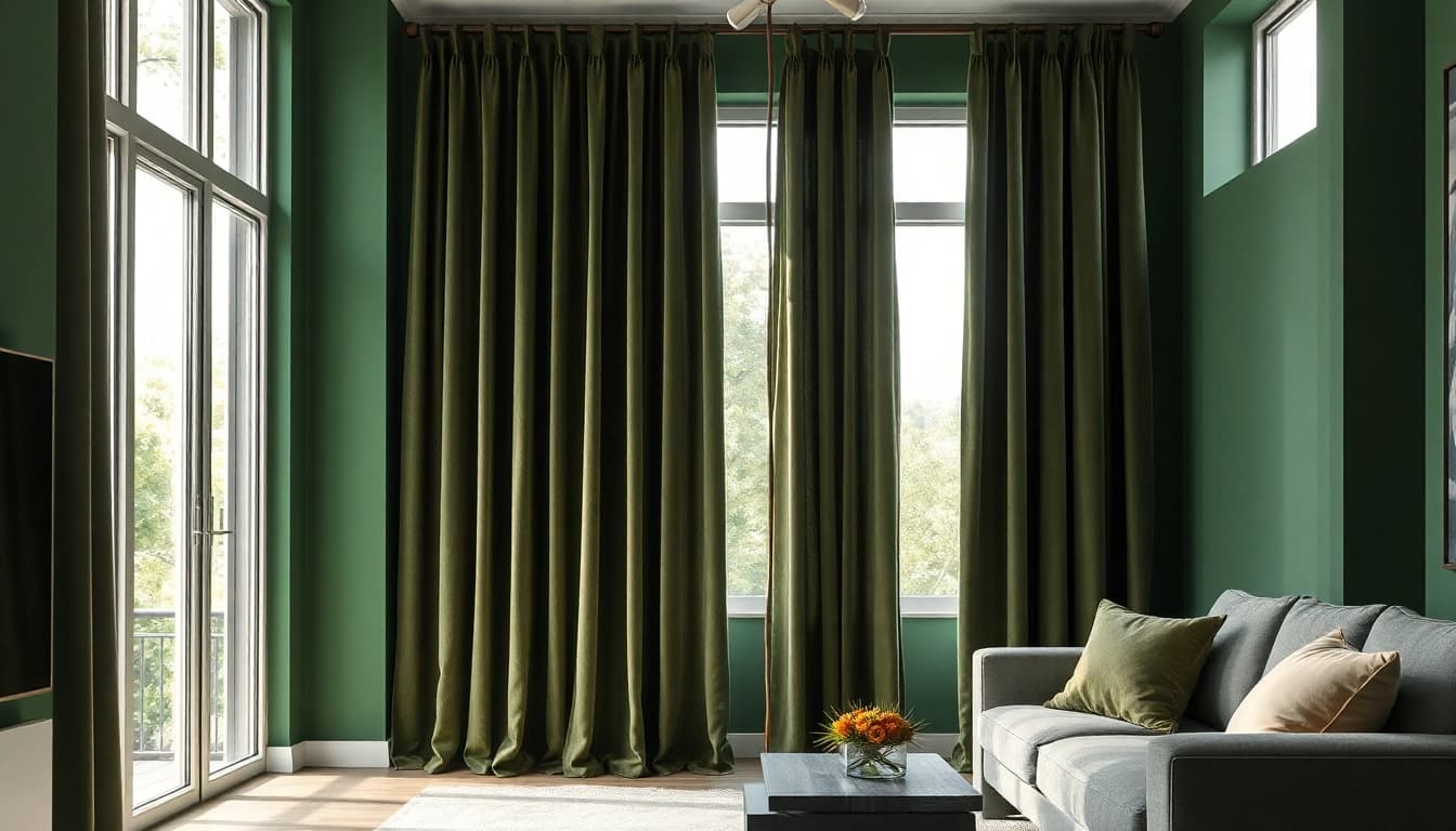 Gordijnen velours die luxe en warmte toevoegen aan elke ruimte.