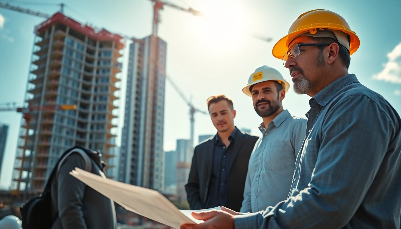 Manhattan Construction Manager coordinating project activities on a vibrant construction site.