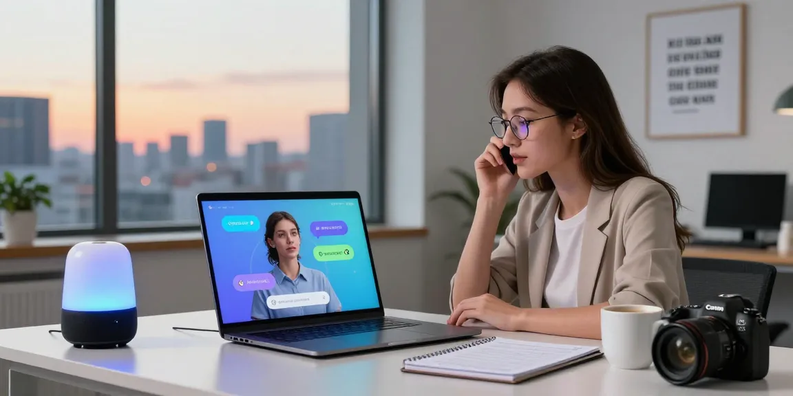 Engaging chat application showcasing spicy chat AI interaction in a modern tech workspace.