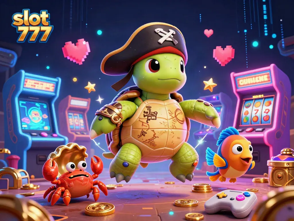 Slot 777 menawarkan petualangan luar biasa di dunia slot dengan karakter kartun berwarna-warni.