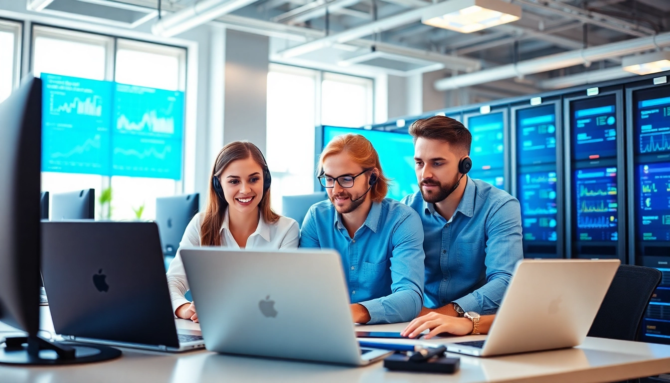 Boost your business with expert IT support London services in a modern office environment.