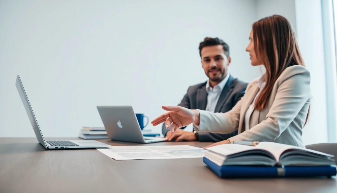 Discussing Family Law Financial Agreements during a professional meeting.