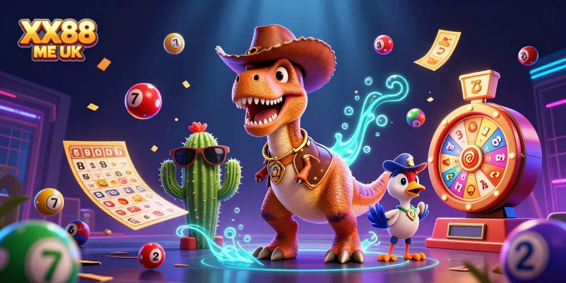 Enjoy exciting gaming experiences with XX88 ME UK in this vibrant, action-packed casino illustration featuring 3D characters.