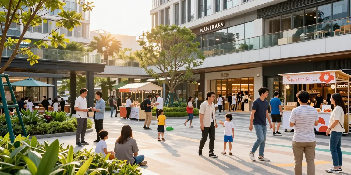 Experience vibrant community life at www.mgoldproperties.com with modern entertainment facilities and lively outdoor spaces.