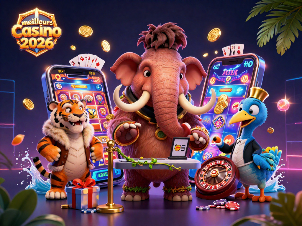 Jouez aux meilleurs crypto casinos 2026 avec le mammouth gardien et un tigre VIP.