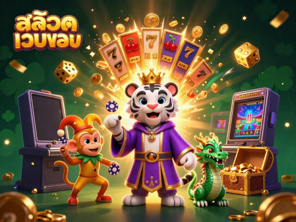 เล่นสล็อตออนไลน์ที่สล็อตเว็บตรง พร้อมสัญลักษณ์แห่งโชคลาภและเงินรางวัลที่มากมาย