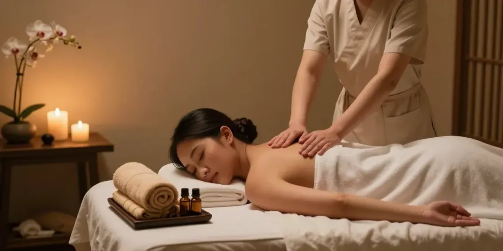 Nuru massage midtown manhattan in a luxurious spa treatment, offering relaxation and rejuvenation.