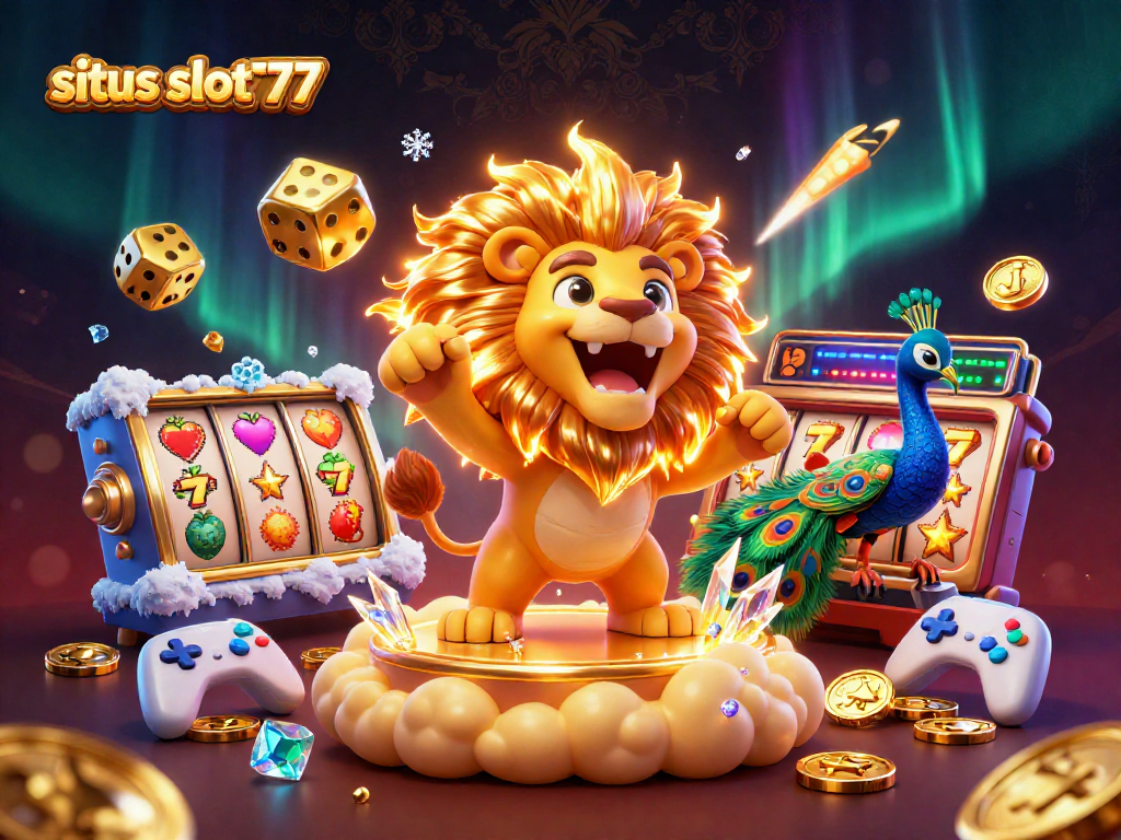 Engage with exciting games at situs slot777 featuring vibrant slot reels and dynamic characters.