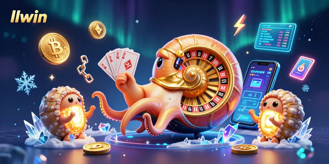 Experience thrilling gaming adventures at llwin with vibrant scenes and crypto elements!